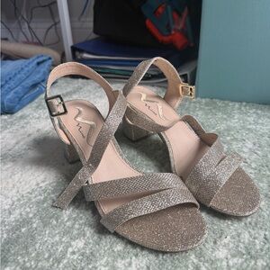 Nina Gold Heels